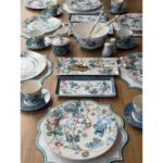 Rossev Azur 39 Parça 6 Kişilik Porselen Kahvaltı Takımı