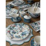 Rossev Azur 39 Parça 6 Kişilik Porselen Kahvaltı Takımı - Görsel 2