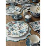 Rossev Azur 39 Parça 6 Kişilik Porselen Kahvaltı Takımı - Görsel 4