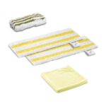 Karcher Yumuşak Mikrofiber Bez Seti, Banyo Temizlik Aksesuarları, Sarı Renkli, Hijyenik Kullanım