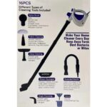 Woodhub Yüksek Basınçlı Buharlı Temizleyici, Çok Amaçlı, Ev ve Araç Yüzeyi Dezenfektör - Görsel 4