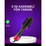 Zero Land Msa-Shop Negatif Iyon Teknolojili Saç Kurutma ve Şekillendirme Fırçası