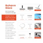 Woodhub Çok Fonksiyonlu Buharlı Temizlik Makinesi Beyaz KF1800 - Görsel 2