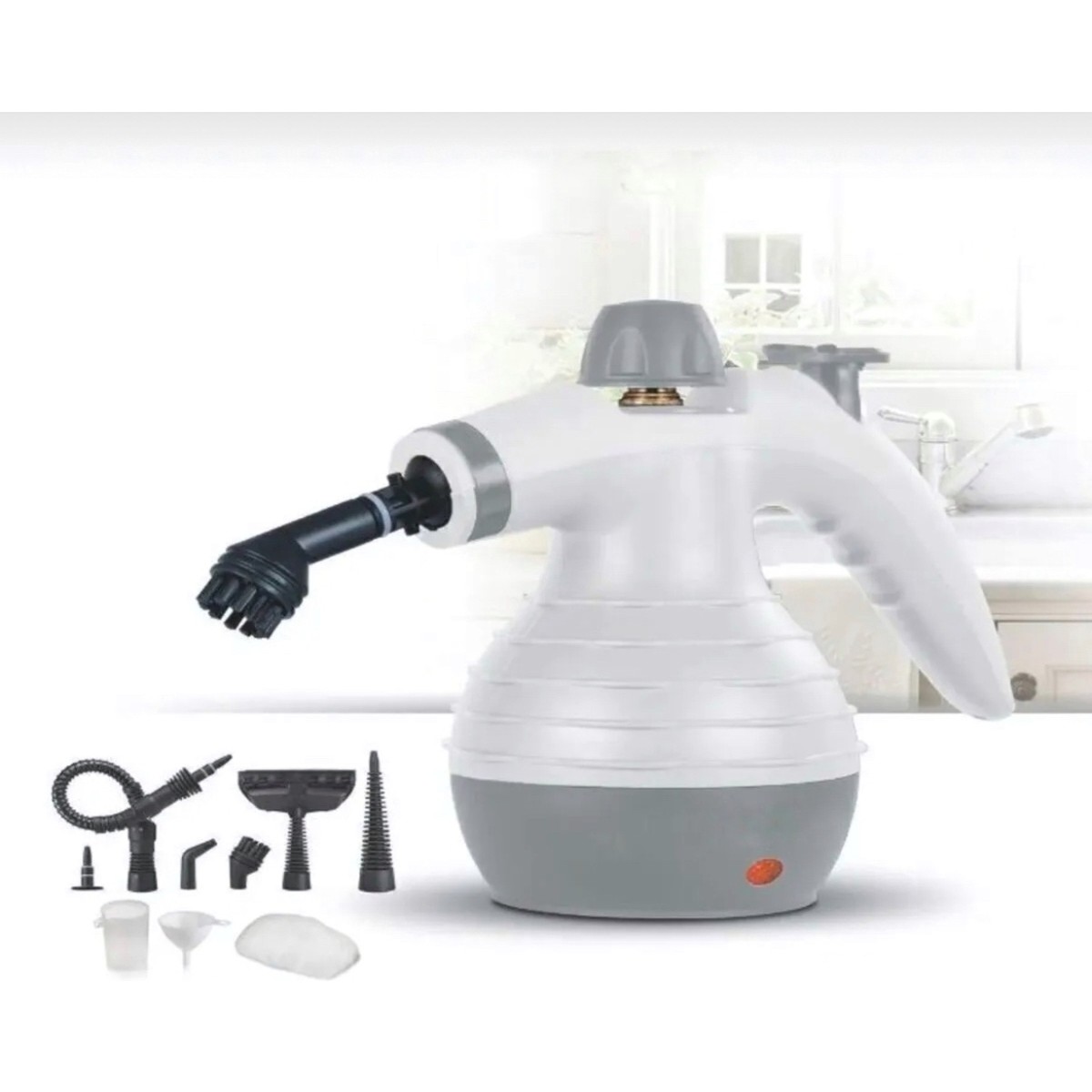 110001227334956.jpg Woodhub Buharlı Temizleyici Mermer, Cam, Parke ve Ocak Için Güçlü Temizlik Seti - Görsel 1