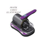 Woodhub Şık ve Taşınabilir Kablosuz El Süpürgesi, Kolay ve Pratik Temizlik Sağlar. - Görsel 4