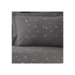 Mulvxurg  URG02  Çift Kişilik Poplin Premium Nakışlı Nevresim Spring Gri (Mulvix) - Görsel 3