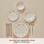 Karaca Forever Bone New Fly 24 Parça 6 Kişilik Yemek Takımı - Görsel 3