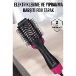 Zero Land Msa-Shop 220°C’YE Kadar Isınan, Hacim ve Yıpranma Karşıtı Profesyonel Fön Tarağı