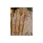 Artemia Home New Saphire Gold Çatal/kaşık/bıçak Seti 18/10 Paslanmaz Çelik - Görsel 2