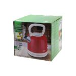 Go İthalat Kiwi KK-3340R Kırmızı Nostalji Demlik Modelçelik Kettle Su Isıtıcı 2.2lt 1800W Paslanmaz Çelik Gövde- Gizli Resiztans (4989)