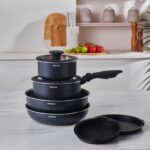 Karaca Biodiamond Smart Clip Indüksiyon Tabanlı 9 Parça Tencere Seti