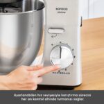 Karaca Mastermaid Chef Ultra M2000W Hamur Yoğurma Makinesi Pearl White 7l - Görsel 4
