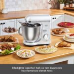 Karaca Mastermaid Chef Ultra M2000W Hamur Yoğurma Makinesi Pearl White 7l - Görsel 5