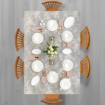 Emsan Fine Bone Freya Yuvarlak Gold 60 Parça 12 Kişilik Yemek Takımı - Görsel 3