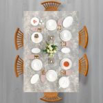 Emsan Fine Bone Freya Yuvarlak Gold 60 Parça 12 Kişilik Yemek Takımı - Görsel 4