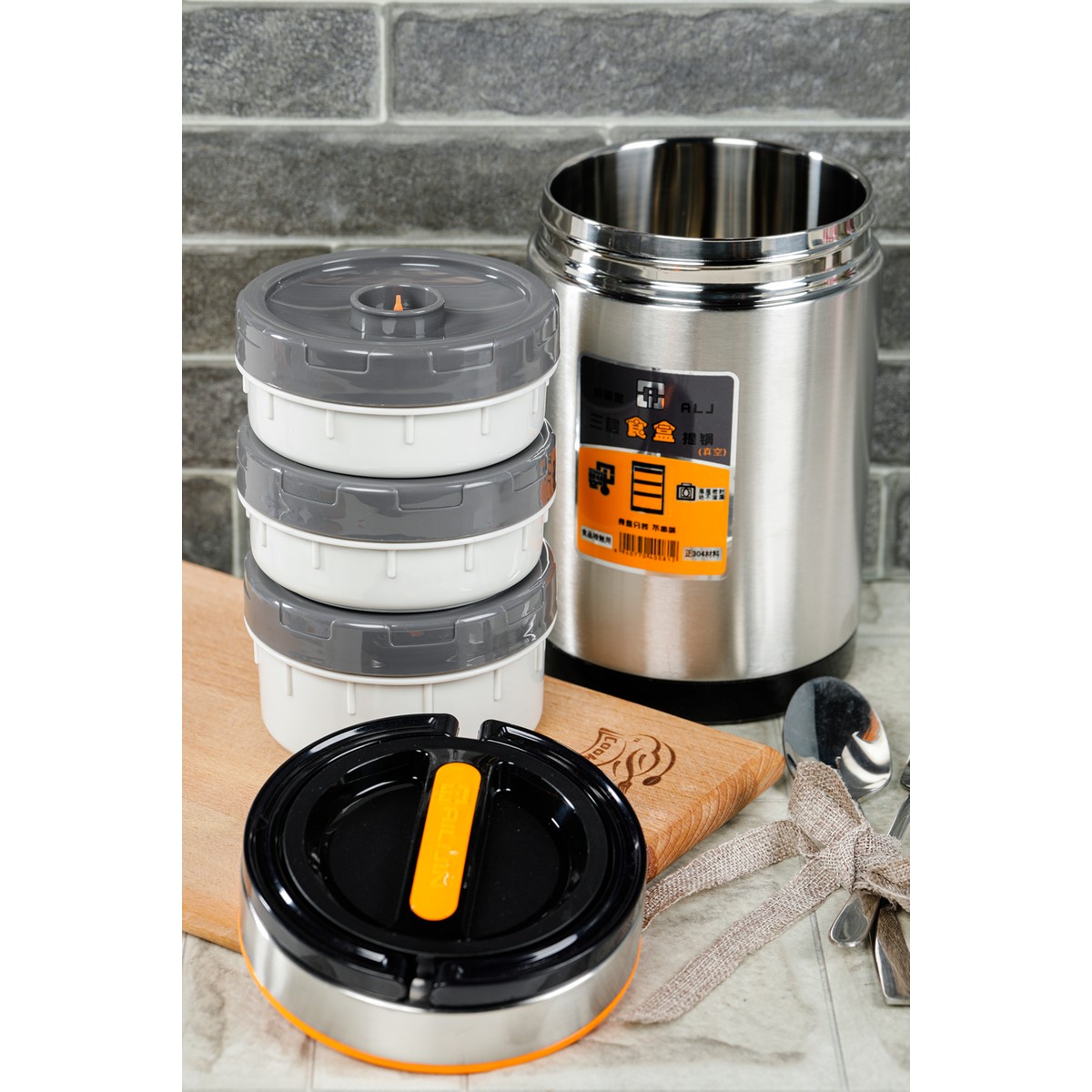 110001228477543.jpg Cooker 1.9 Lt Çelik Yemek Termosu - Yk1090 - Görsel 1