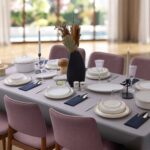 Evaliza Alaia Black Gold 60 Parça 12 Kişilik Yemek Takımı