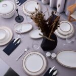 Evaliza Alaia Black Gold 60 Parça 12 Kişilik Yemek Takımı - Görsel 2