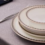 Evaliza Alaia Black Gold 60 Parça 12 Kişilik Yemek Takımı - Görsel 3