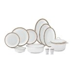 Evaliza Alaia Black Gold 60 Parça 12 Kişilik Yemek Takımı - Görsel 5