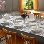 Evaliza Lace Platin 85 Parça 12 Kişilik Yemek Takımı