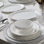 Evaliza Lace Platin 85 Parça 12 Kişilik Yemek Takımı - Görsel 3