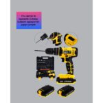 12V Akülü Matkap | 20-30 Nm Tork, Çift Hız Ayarı ve LED Işık - Görsel 5