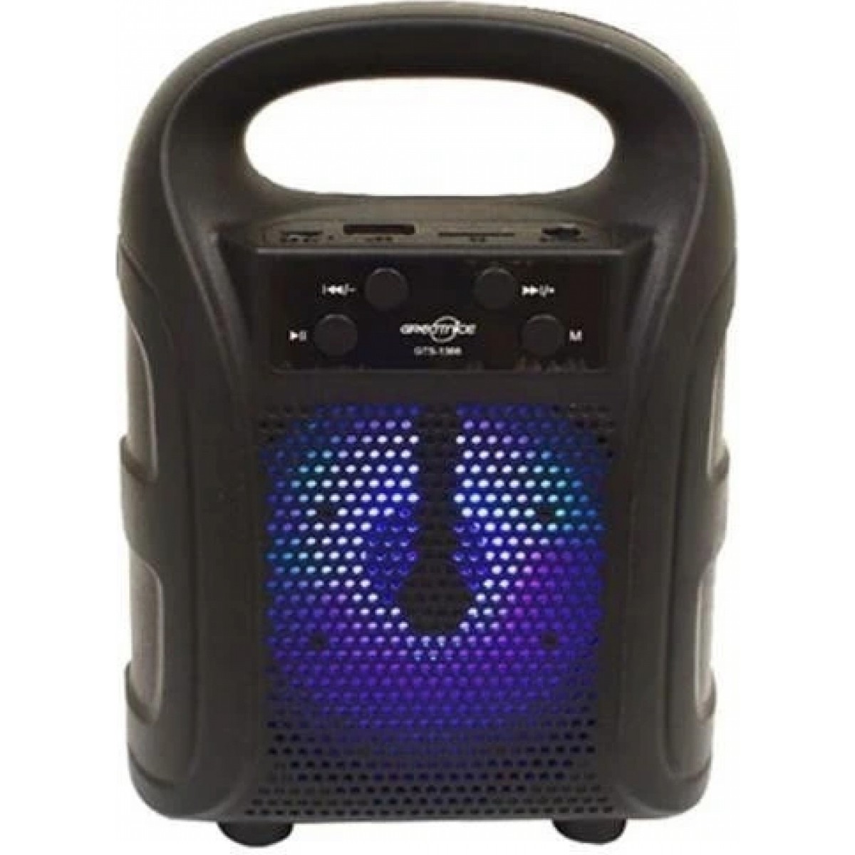 110001228951709.jpg İlk El Grup Tutmalı Mini Hoparlör Işıklı Taşınabilir Bluetooth Wireless Radyolu Sd Kart ve USB Girişli Hoparlör - Görsel 1