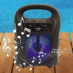 İlk El Grup Tutmalı Mini Hoparlör Işıklı Taşınabilir Bluetooth Wireless Radyolu Sd Kart ve USB Girişli Hoparlör - Görsel 3