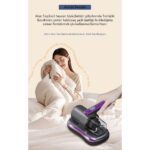 Leeways Güçlü Emiş Üfleme Özellikli Ev Yatak Perde Koltuk Ofis Araç Temizliği Kablosuz Şarjlı El Süpürgesi - Görsel 2