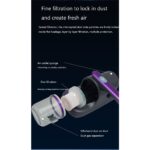 Leeways Güçlü Emiş Üfleme Özellikli Ev Yatak Perde Koltuk Ofis Araç Temizliği Kablosuz Şarjlı El Süpürgesi - Görsel 4