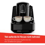 Arzum OK0040-2000 Elite Türk Kahve Makinesi Siyah-Krom - Görsel 3