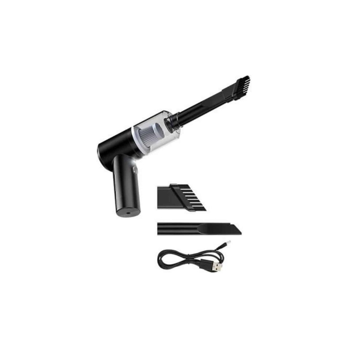 110001229089441.jpg Araç Içi Süpürge Kablosuz Şarjlı Elektrikli Süpürge Elde Taşınabilir - Görsel 1