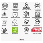 Pr Home Emaye Cam Kapaklı Kızartma Tenceresi 24 cm Soft Yeşil Krom Tepeli - Görsel 5