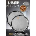 İlk El Grup Engithalat Lahmacun Pizza Pide Pişirme Tepsisi 28 cm 2 Li Set - Görsel 2