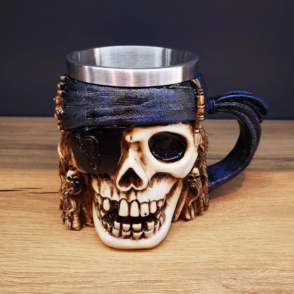 110001229857627.jpg İlk El Grup 3D Boyutlu Korsan Kupa Bardak - Görsel 1