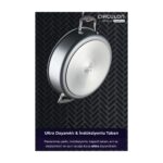 Circulon 24 cm Cam Kapaklı Sığ Tencere - Görsel 4