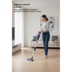 Sinbo SVC-8629 Kablolu Dikey Elektrikli Süpürge - Mavi - Görsel 2