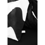 Cozy Home Mono Çift Kişilik Lastikli Çarşaflı Nevresim Takımı Flow Siyah - Görsel 4