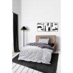 Cozy Home mono Tek Kişilik Lastikli Çarşaflı Nevresim Takımı Maze Siyah - Görsel 2