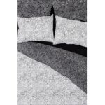 Cozy Home mono Tek Kişilik Lastikli Çarşaflı Nevresim Takımı Maze Siyah - Görsel 3