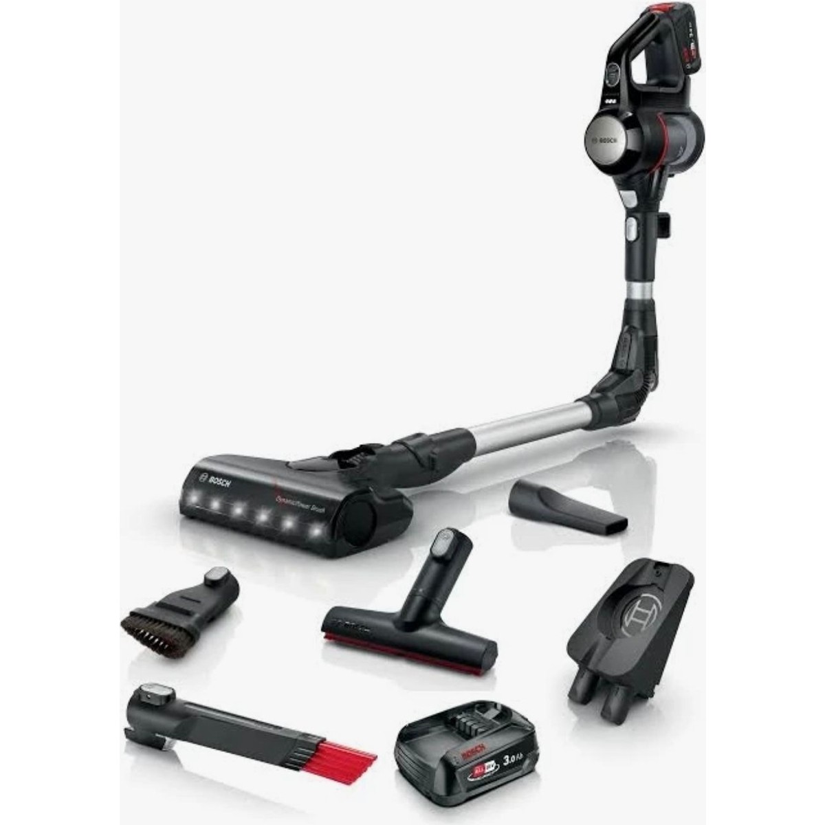 110001230231683.jpg Bosch BCS712XXL 18 V – LED Başlıklı, 2 Bataryalı, Dikey Şarjlı Süpürge - Görsel 1