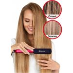 Marsilyan Seramik Kaplı Pembe Detay Saç Düzleştirici (4887)