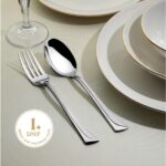 Nehir Maksi Saten 12 Kişilik 84 Parça Deri Kutulu Çatal Kaşık Bıçak Takımı