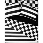 Cozy Home Mono Çift Kişilik Lastikli Çarşaflı Nevresim Takımı Code Siyah - Görsel 3