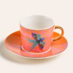 Zsa Zsa Zsu Luohu Porselen Kahve Seti 5X5X6 cm Renkli - Görsel 2