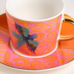 Zsa Zsa Zsu Luohu Porselen Kahve Seti 5X5X6 cm Renkli - Görsel 3