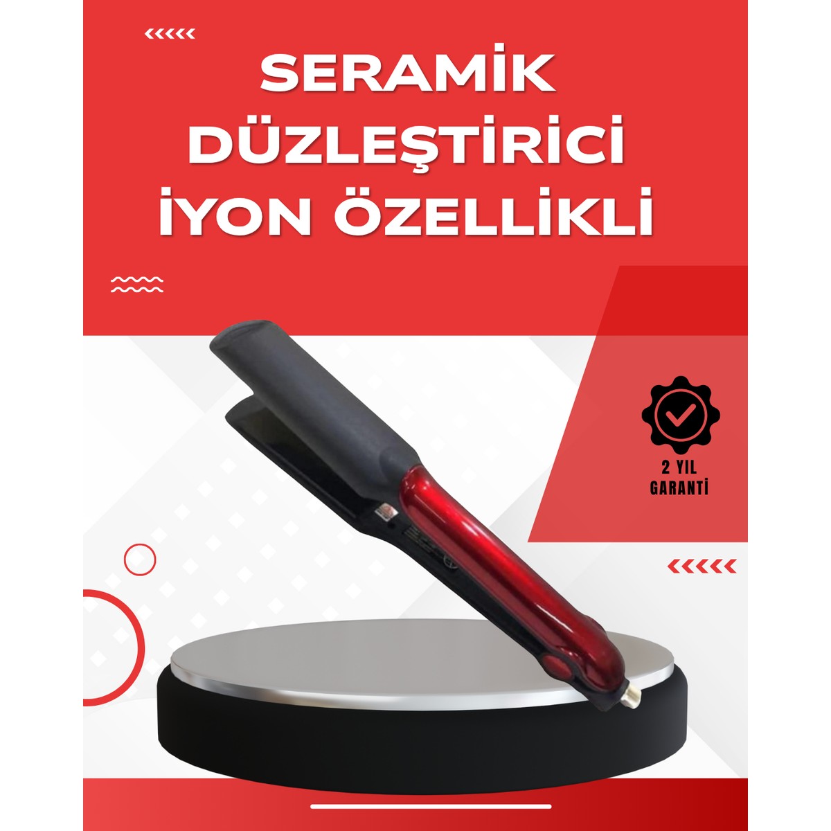 110001231028379.jpg Fta Ticaret Çok Yönlü Kullanım Sunan Saç Düzleştirici – Düzleştirici ve Hacim Verici - Görsel 1