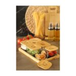 Romans Bambu Kapaklı 13 Parça Cam Kahvaltılık Seti - Görsel 5