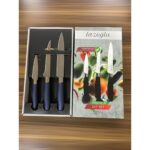 Lazoğlu 3'lü Bıçak Seti Mavi Sap